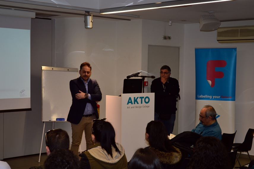 Briefing at AKTO College for LABELicious